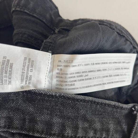 Abercrombie High Rise The Skinny Jean Split Hem Cutoff - Size 29/8 - Picture 6 of 6